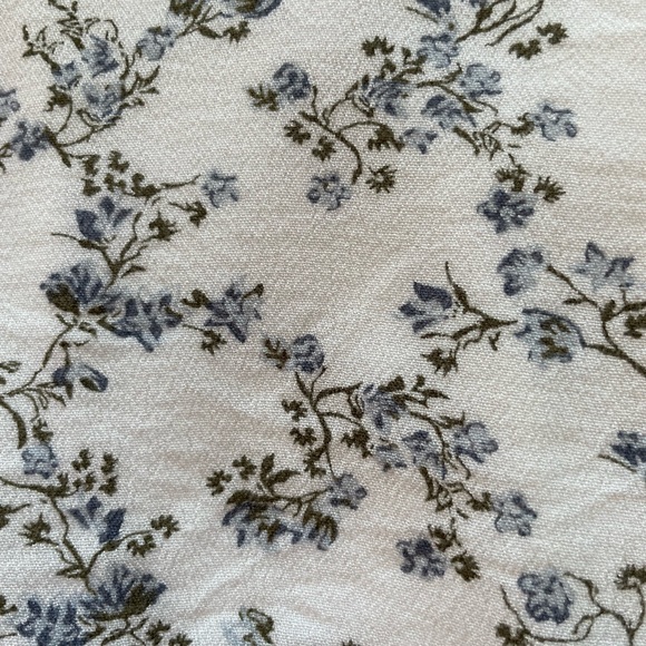 Abercrombie Blue Willow Toile Open Back Short Sleeve Top - Picture 4 of 12